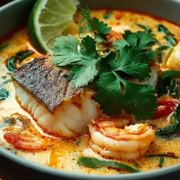 Thai-Style Coconut Lime Fish Soup