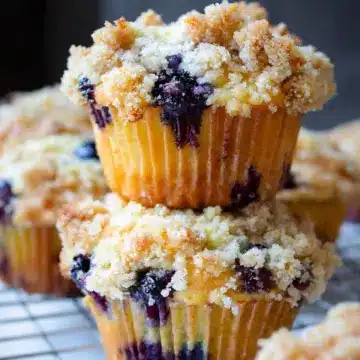 Streusel-Topped Blueberry Muffins