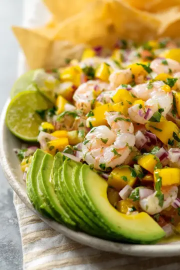 Mango Shrimp Ceviche with Avocado
