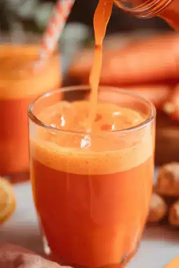 Carrot Juice Recipe (Juicer or Blender)