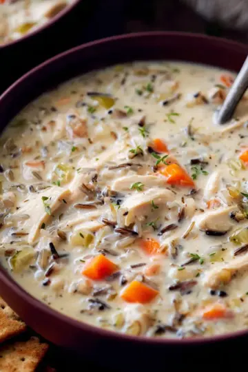 Creamy Chicken and Wild Rice Soup