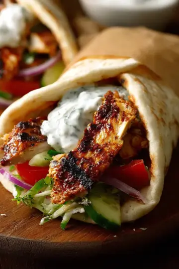 Greek Chicken Gyros recipe