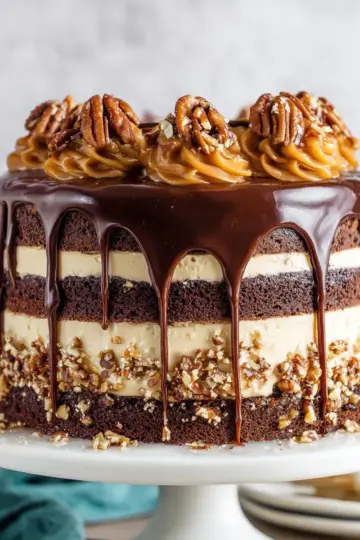 Turtle Chocolate Layer Cake