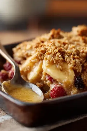 Crumble aux bananes