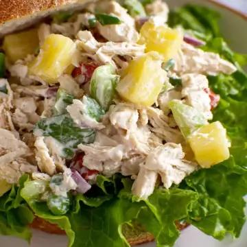 Hawaiian Chicken Salad - for Sandwiches and Lettuce Wraps!
