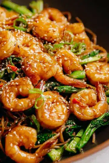 20-Minute Honey Garlic Shrimp Stir Fry