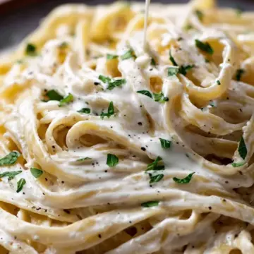 Skinny Fettuccine Alfredo