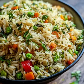 Vibrant Herbed Vegetable Rice Recipe for Quick Wholesome Dinners