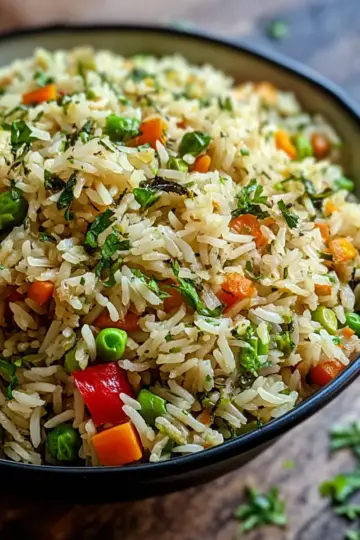 Vibrant Herbed Vegetable Rice Recipe for Quick Wholesome Dinners