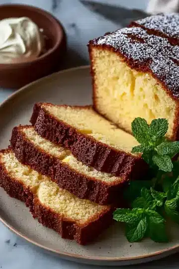Three Layer Pound Cake