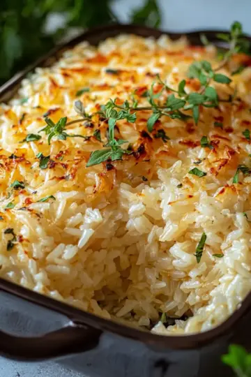 Best Creamy Baked Rice Dish Recipe for Cozy Nights at Home