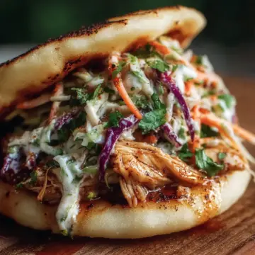 Easy Chicken Arepas with Fresh Slaw – Flavorful Homemade Comfort
