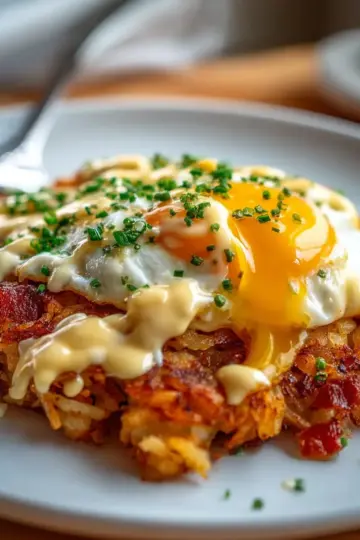 Crispy Loaded Hash Browns with Creamy Scrambled Eggs (Easy 40-Minute Brunch)