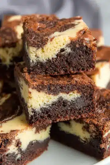 Chocolate and White Chocolate Brownies