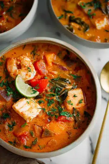 Moqueca recipe (Brazilian fish stew with coconut milk)