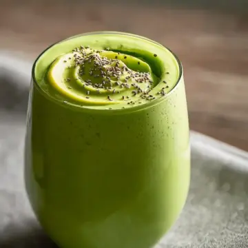Creamy Spinach Avocado Smoothie