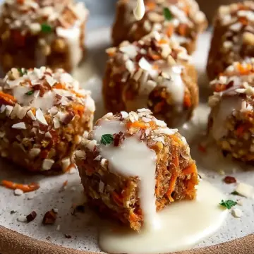 No Bake Carrot Cake Bites