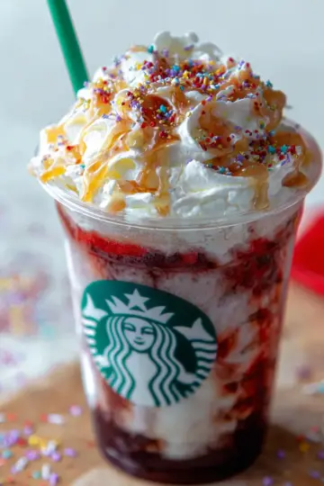 Firework Frappuccino {Starbucks Copycat}