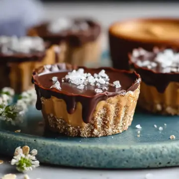 Low Sugar No Bake Peanut Butter Oat Cups