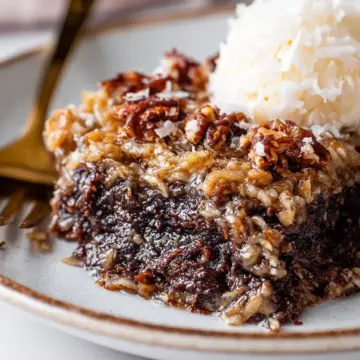German Chocolate Dump Cake