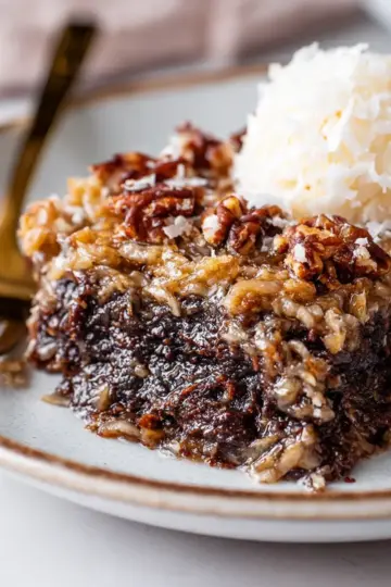 German Chocolate Dump Cake