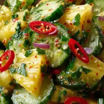 Pineapple Cucumber Salad