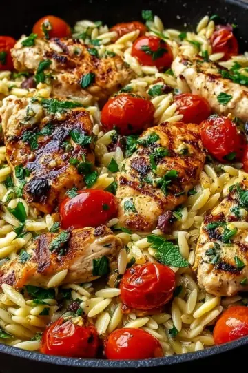 High Protein Mediterranean Chicken Orzo: An Incredible 7-Step Recipe