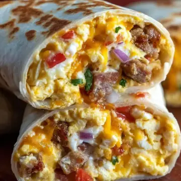 Freezer Breakfast Burritos